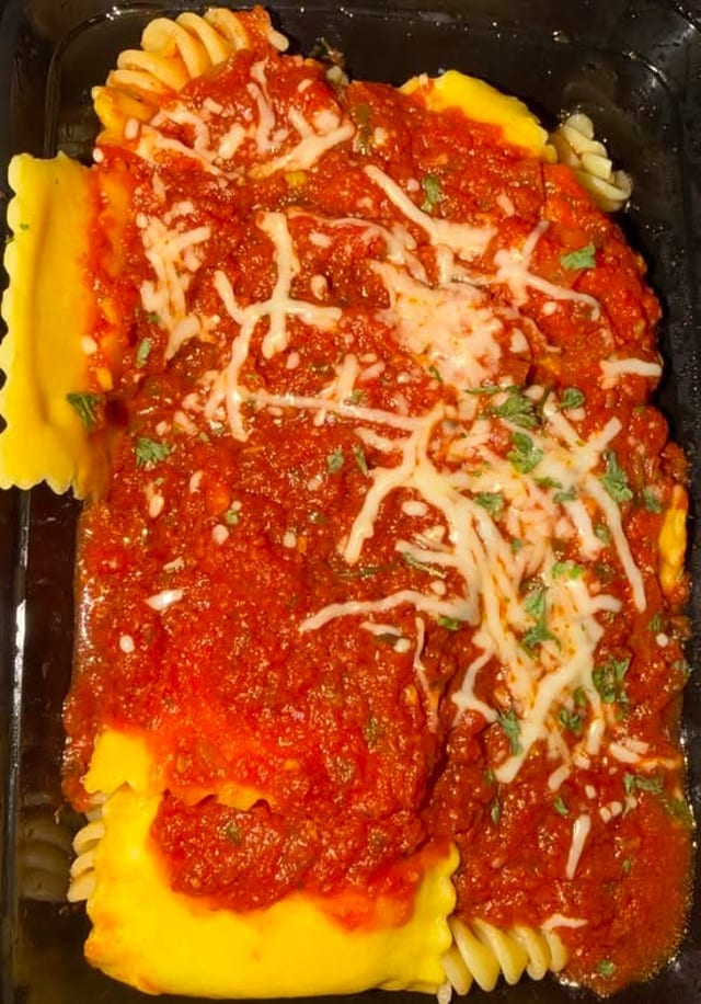 Four Cheese Ravioli.